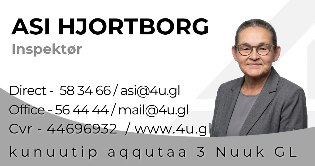 Kontaktkort for Asi Hjortborg, inspektør