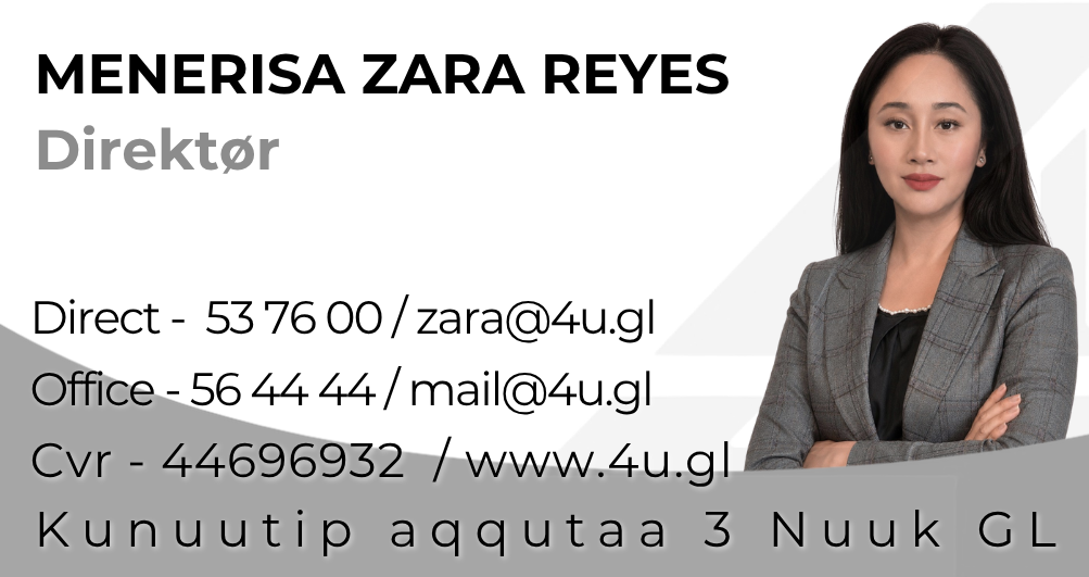 Kontaktkort for Menerisa Zara Reyes, direktør